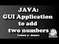 Java - Add Two Numbers GUI
