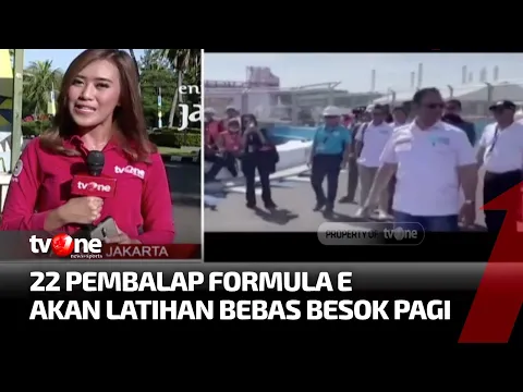 Jelang Balapan Formula E, Para Pebalap Lakukan Track Walk