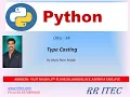 Python TypeCasting