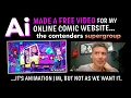 Ai made a free for my online comic with mixed results