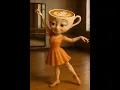 Ballerina cappuccino dance! #tungtungtungsahur #ballerinacappucina #shorts #ai