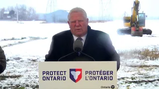 Premier Ford Holds A Press Conference November 12 