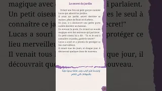 The Secret Of The Garden A Beautiful Story To Learn French Education Français Story French 