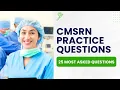 CMSRN Practice Questions - Medical Surgical Nursing Mock Exam 25 Most Asked Questions