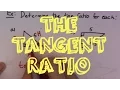 The Tangent Ratio