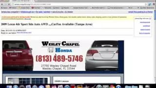 Craigslist Tampa FL Cars Used Trucks and Vans Available
