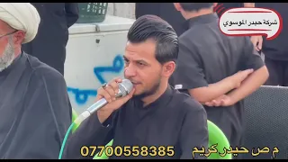 نعي بحق الابو الله يصبر كل من فاكد الاب بصوت منتظر العبودي 