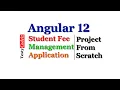 Angular 12 Project from Scratch Student Management Application in Angular Angular Project Overview