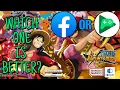 GOOGLE OR FACEBOOK WHICH IS BETTER ONE PIECE BOUNTY RUSH - OPBR