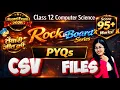 PYQs of CSV FILES File Handling CBSE Class 12 Computer Science Rock in Board Series