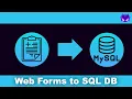 Write Web Form Data to mySQL Databases in Minutes WayScript for Databases Tutorial