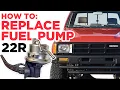 How to Replace Leaking Fuel Pump on 22R Engine - Toyota Pickup Truck