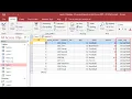 MS access tutorial find records between two dates in query access database using Query Design