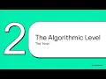 Marr s Levels Computational and Algorithmic Thinking