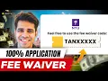 University Application Fee Waiver Codes - 2026