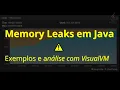 Memory Leaks in Java and VisualVM example