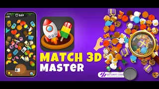 Match 3D - Matching Puzzle Game Unity Source Code