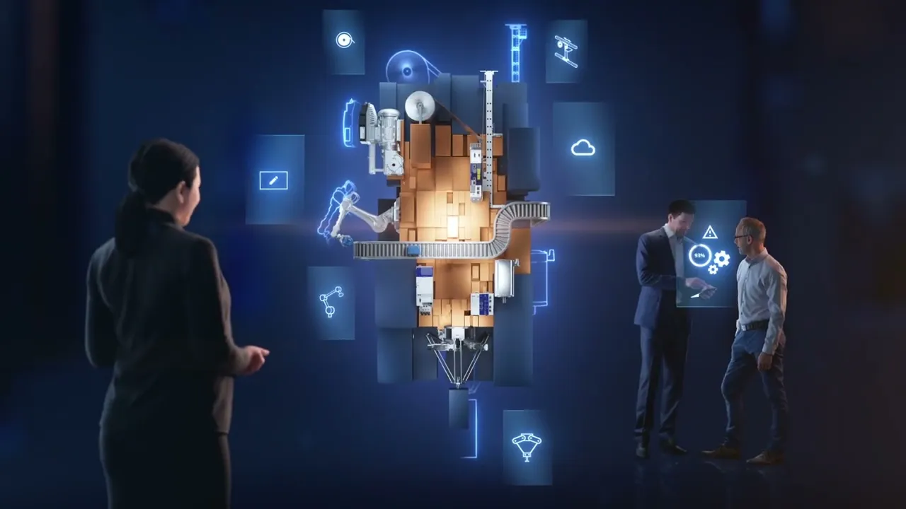 Lenze effective 3D video intro
