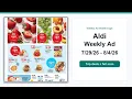 Aldi Weekly Ad 26 - 26 Top Deals