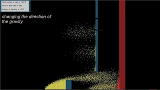 Python sand simulation using Numpy on OpenCV2