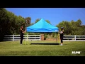E-Z UP Eclipse canopy tent - How to Take Down