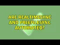 Are RealTimeSync and FreeFileSync Automated