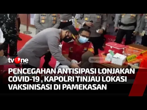 Tinjau Vaksinasi di Pamekasan, Kapolri Apresiasi Dukungan Tokoh Agama