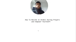 New Series How To Recite And Understand Prayers New Muslims 
