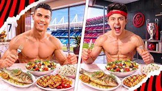 VIREI UM JOGADOR DA COPA DO MUNDO POR 24 HORAS!