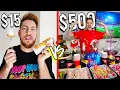 $15 VS $500 SUPER BOWL SNACKS! *Budget Challenge*