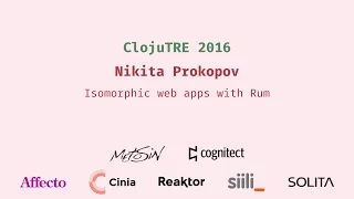Isomorphic web apps with Rum - Nikita Prokopov