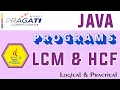 JAVA LCM and HCF GCD Program