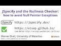 2025-07 JSpecify and the Nullness Checker Avoiding Null Pointer Exceptions
