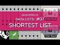 Grasshopper 101 Data Lists Shortest List Data List Matching