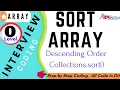 8 - 5 Write a Java program to sort the numeric array using Collections sort in descending order