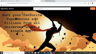 Superhero Hunter Project Based On HTML CSS Vanilla JS