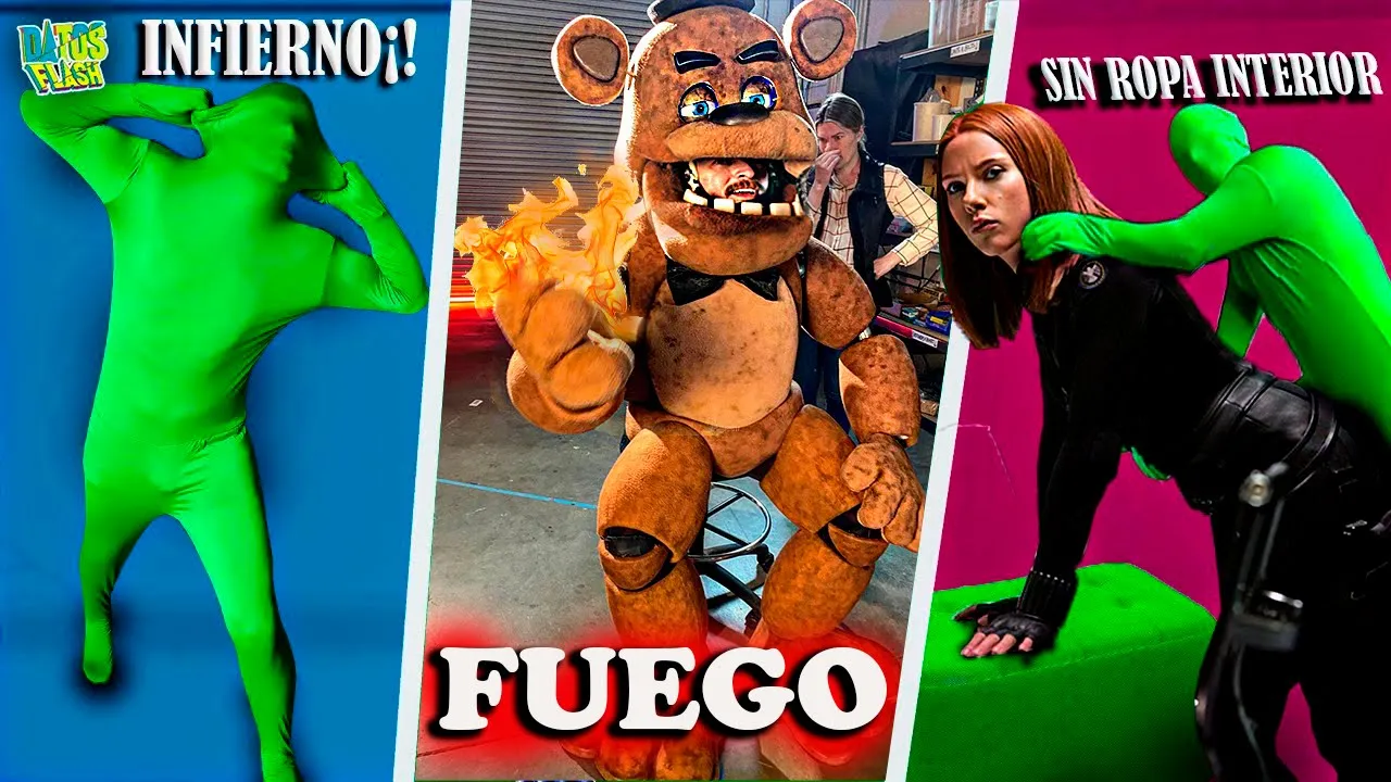 ????FNAF Y los 10 Trajes más PELIGROSOS USADOS por ACTORES!!