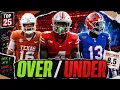 2026 College Football Win Totals Picking OVER or UNDER for Every Top 25 Team