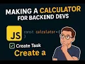 Backend Dev Journey Building a Calculator with JavaScript Task 4