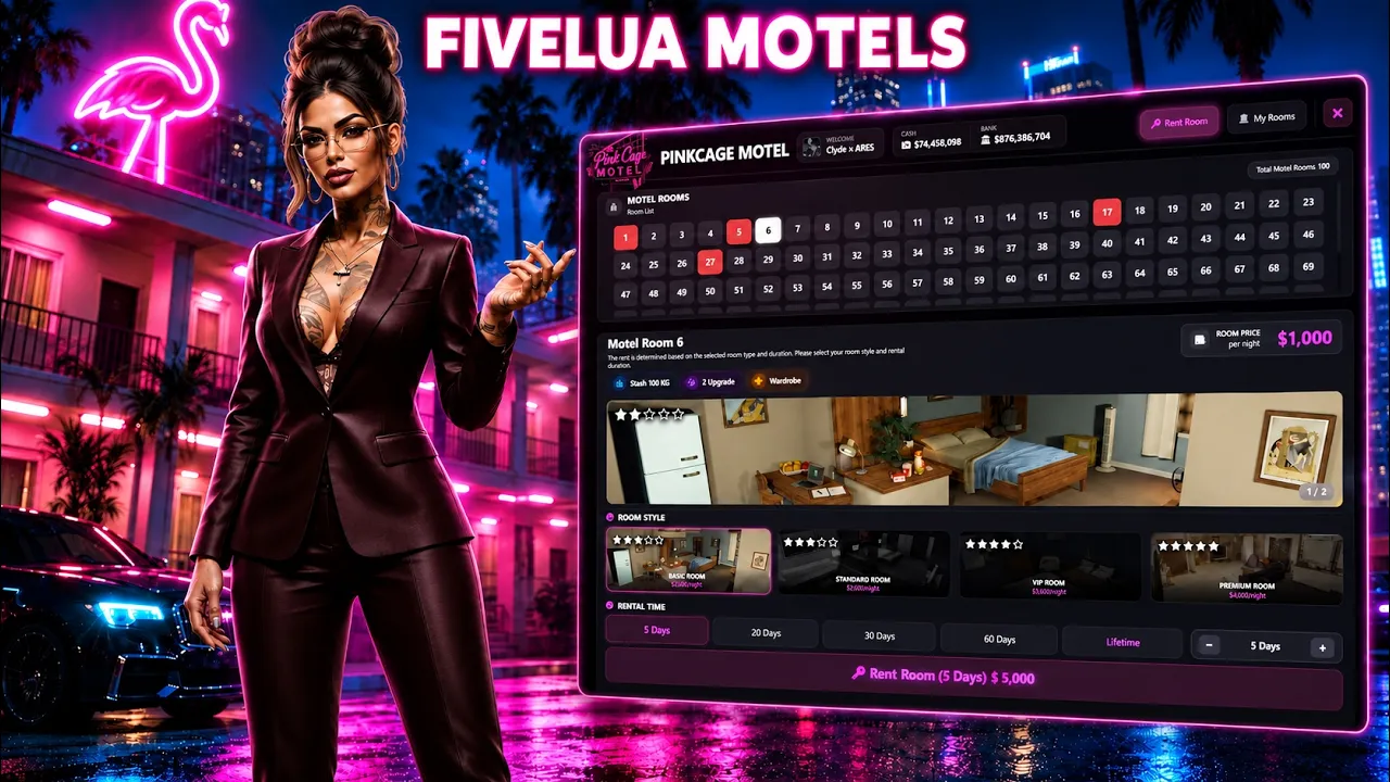 Fivelua - Motels Advanced Script [Open Source]