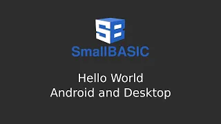SmallBASIC Hello World