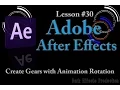 Adobe After Effects Lesson 29 - Creating Gears with Animation Rotation and Color Animation