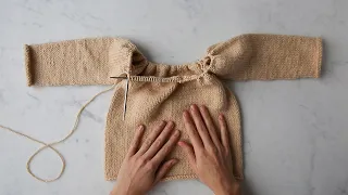 Joining Sleeves to Body Purl Soho