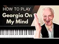 Download Lagu Georgia On My Mind, easy piano tutorial, bluesy \u0026 soulful