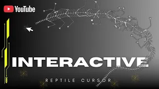 Reptile Cursor Animation using HTML CSS JavaScript Mind-Blowing Mouse Trail Effect Tutorial
