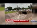 Child swept away by rising water in Brenham