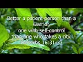 The Fruit of the Spirit is SELF-CONTROL! // 30 Bible Verses about Self-Control & Being slow to Anger