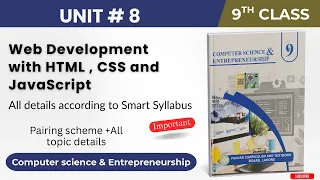 Class 9 Computer Smart Syllabus Chapter 8 Web Development with HTML CSS JavaScript Scheme
