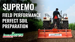 Rotary Tiller Supremo in Action Perfect Soil Preparation Machine