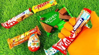 Crushing Crunchy ASMR Snickers Chocolate Bar, Crispy Cookies, Noodles and More ASMR